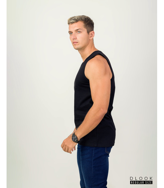 Regular Men's Tank Top Black