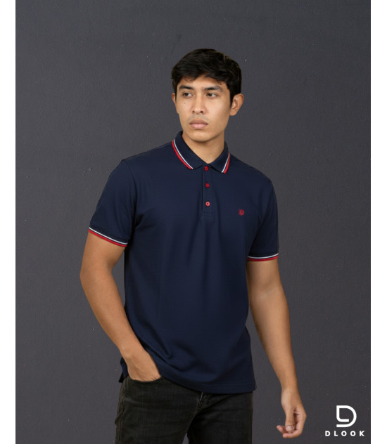 Polo T-shirt-Dark blue