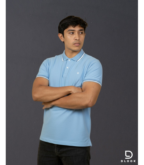 Polo T-shirt-Light Blue