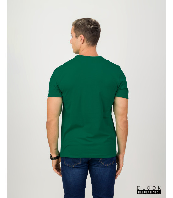 Regular Size Men's Crew Neck - Green