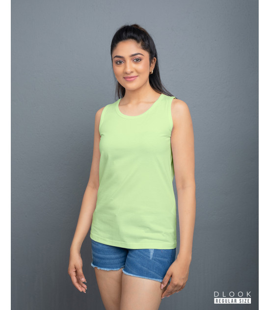 Regular Ladies Tank Top – Light Green