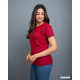 Regular Size Ladies' Crew Neck - Maroon