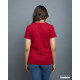 Regular Size Ladies' Crew Neck - Maroon