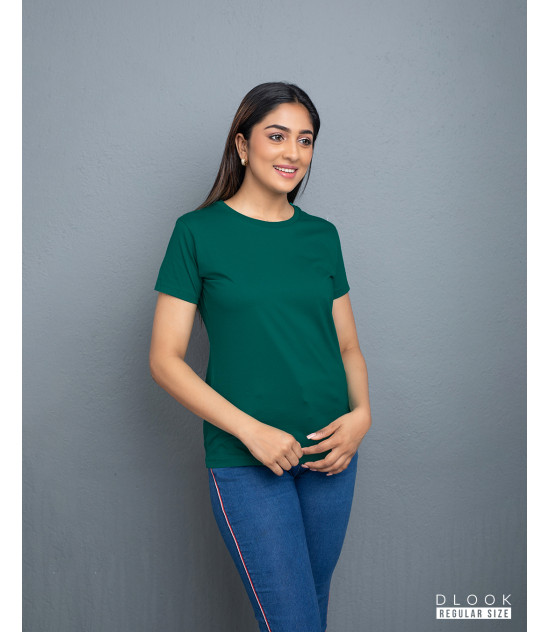 Regular Size Ladies' Crew Neck - Green