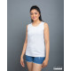 Regular Ladies Tank Top – White