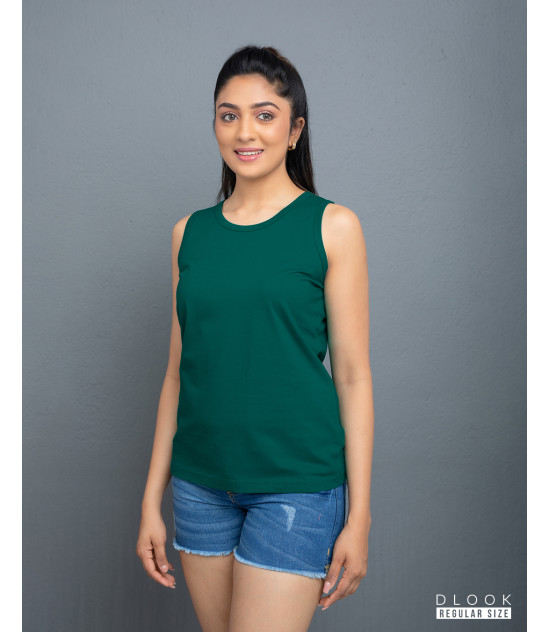 Regular Ladies Tank Top – Green