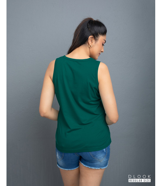 Regular Ladies Tank Top – Green