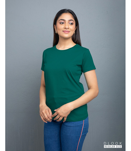 Regular Size Ladies' Crew Neck - Green