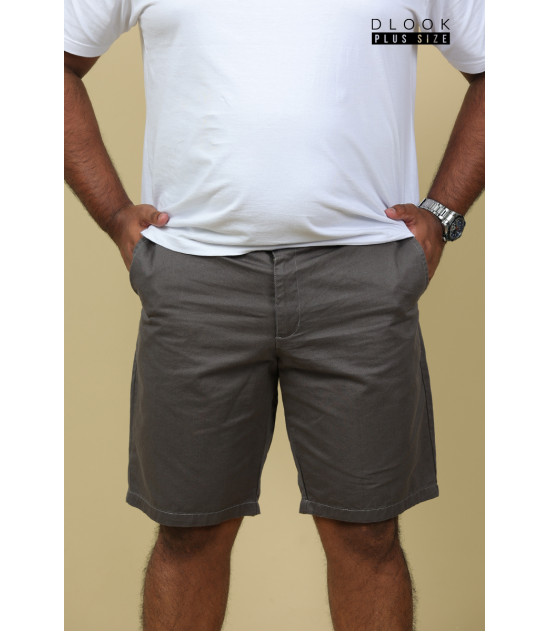 Men’s Plus Size Premium Chino Short-Gray