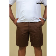 Men’s Plus Size Premium Chino Short-Coffee Brown