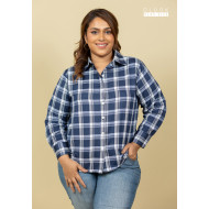 LADIES PLUS LONG SLEEVE SHIRT - DWPS 40002